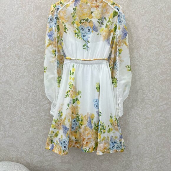 ✨Zimmermann floral plunge dress - Picture 2 of 8